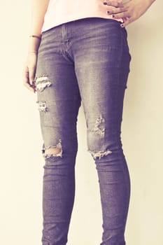 jeans vintage tone background