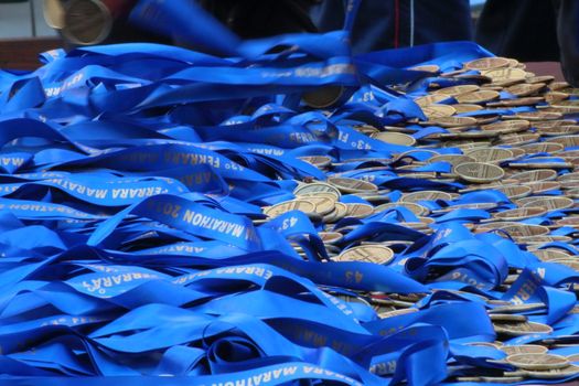 Ferrara, Italy - 20 march 2016 - INTERNATIONAL FERRARA MARATHON - The event sees the participation, only in the two competitive races (Marathon and Half Marathon) to almost 2,000 athletes, on average they are accompanied by at least one person.