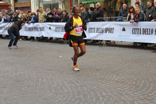 Ferrara, Italy - 20 march 2016 -  FERRARA MARATHON FAMILY RUN - the ludic-motor event by running or walking at any pace that allows you to experience the excitement of the Marathon