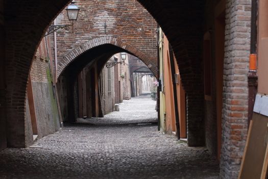 Classical medieval streets.