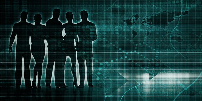 Business Growth and Growing Company Sales as Concept