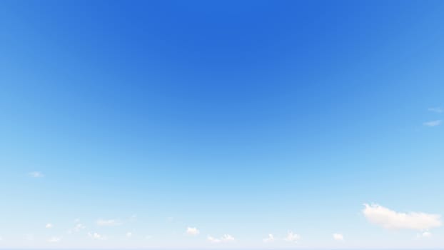 Cloudy blue sky abstract background, blue sky background with tiny clouds, 3d rendering

