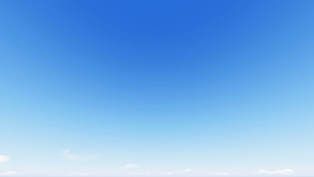 Cloudy blue sky abstract background, blue sky background with tiny clouds, 3d rendering

