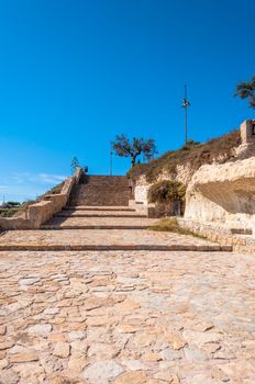 The Stairs of Balai - Porto Torres in a sunny day of summer