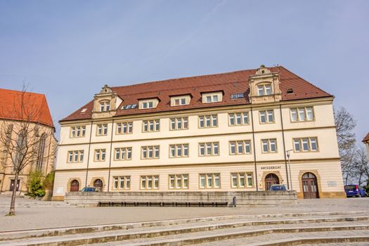 District court (Amtsgericht) - lettering on building facade