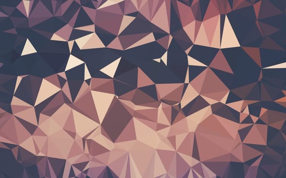 Abstract low poly background, geometry triangle, mosaic pastel color background