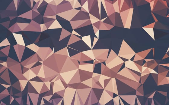 Abstract low poly background, geometry triangle, mosaic pastel color background