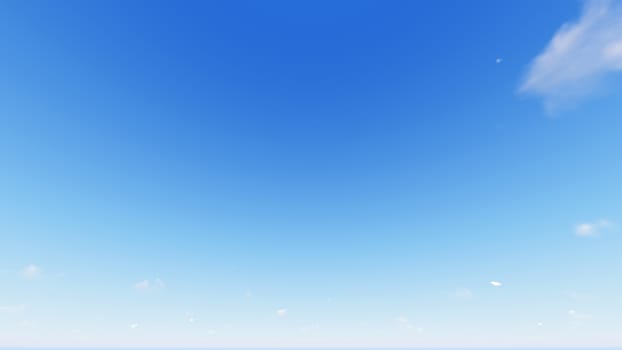 Cloudy blue sky abstract background, blue sky background with tiny clouds, 3d rendering

