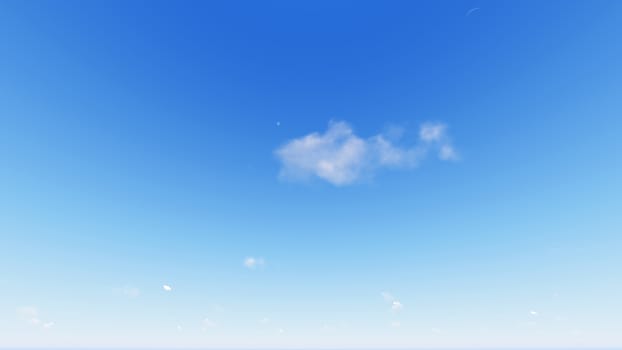 Cloudy blue sky abstract background, blue sky background with tiny clouds, 3d rendering

