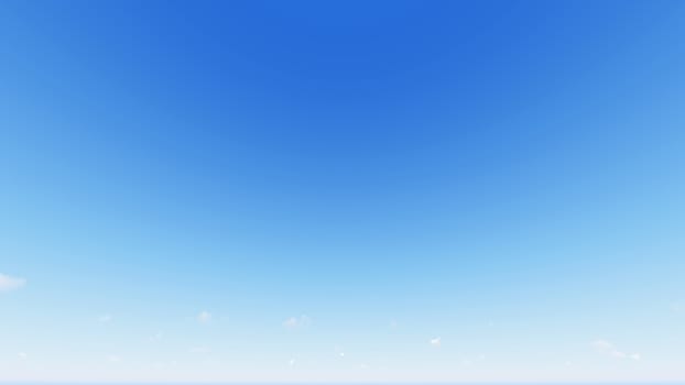 Cloudy blue sky abstract background, blue sky background with tiny clouds, 3d rendering

