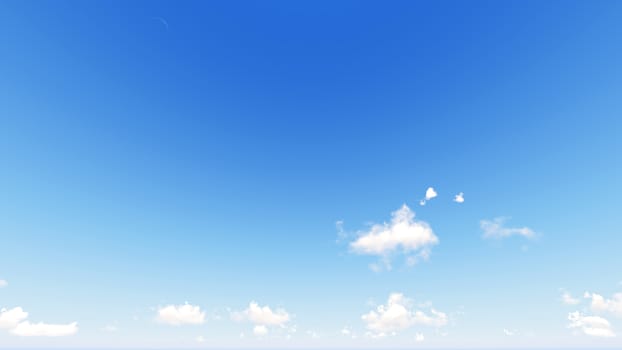 Cloudy blue sky abstract background, blue sky background with tiny clouds, 3d rendering

