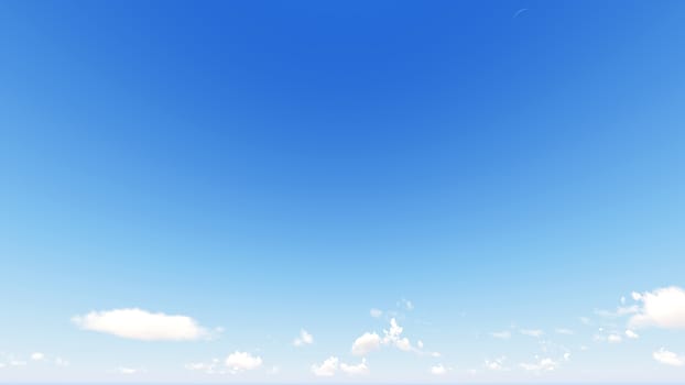 Cloudy blue sky abstract background, blue sky background with tiny clouds, 3d rendering

