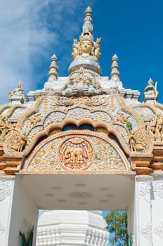 the arch decoration found in temple of thailand