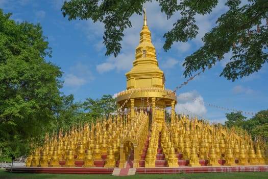 Pagoda in Sawang-Bun temple, Saraburi province Thailand.