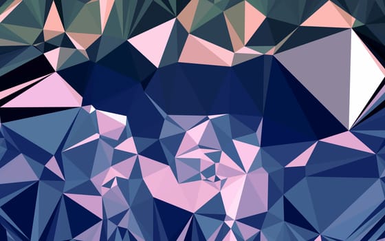 Abstract low poly background, geometry triangle, mosaic pastel color background