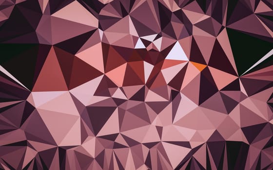 Abstract low poly background, geometry triangle, mosaic pastel color background