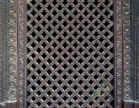 Wooden Nepalese window called Ankhi jhyal