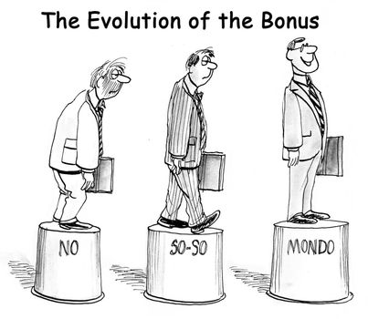 The Evolution of the Bonus on pedestals.