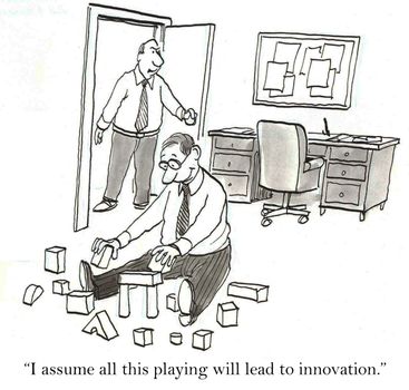 "I assume all this playing will lead to innovation."