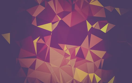 Abstract low poly background, geometry triangle, mosaic pastel color background