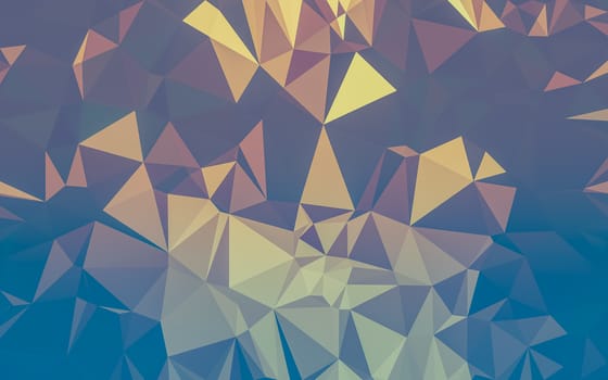 Abstract low poly background, geometry triangle, mosaic pastel color background