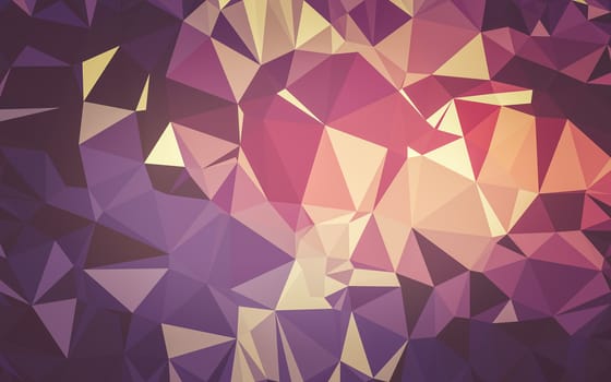 Abstract low poly background, geometry triangle, mosaic pastel color background