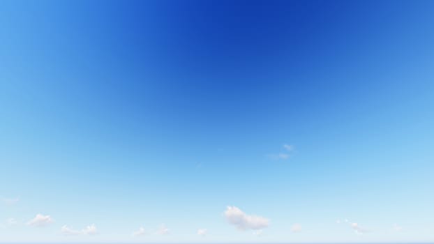 Cloudy blue sky abstract background, blue sky background with tiny clouds, 3d rendering

