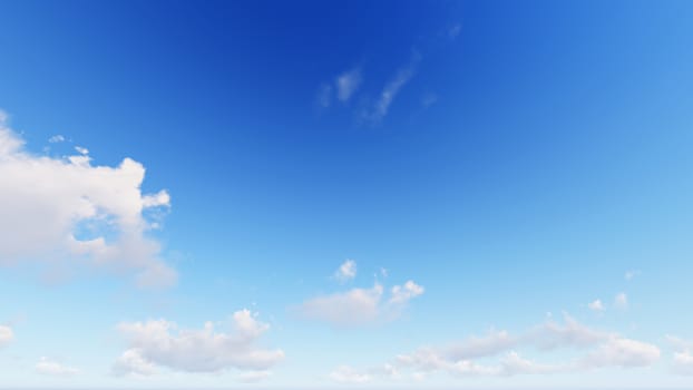 Cloudy blue sky abstract background, blue sky background with tiny clouds, 3d rendering

