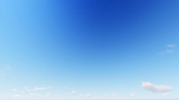 Cloudy blue sky abstract background, blue sky background with tiny clouds, 3d rendering

