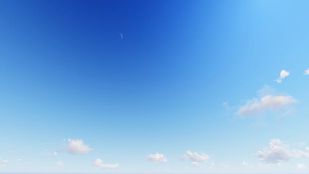 Cloudy blue sky abstract background, blue sky background with tiny clouds, 3d rendering

