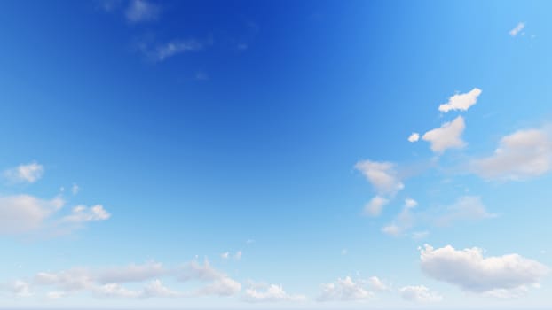 Cloudy blue sky abstract background, blue sky background with tiny clouds, 3d rendering

