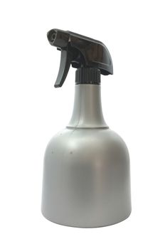 Plastic sprayer on white background