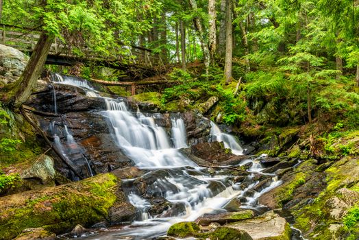 Little High Falls are located in Bracebridge Ontario Canada.