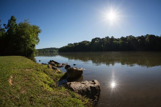 Morning River Landscape on the Chattahoochee