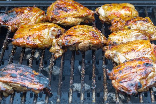 BBQ Chicken on the summer grill