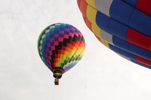 Hot air balloon festival in north georgia mountains