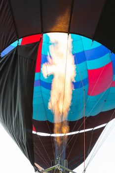 Hot air balloon festival in north georgia mountains