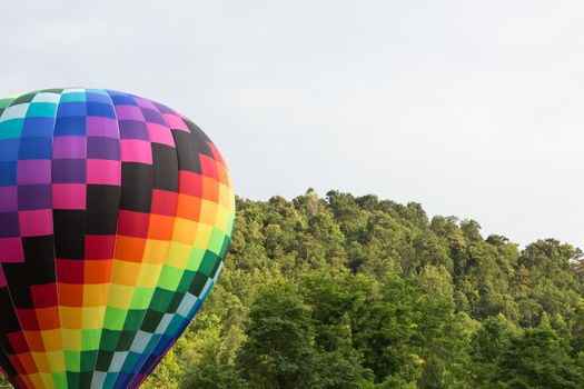 Hot air balloon festival in north georgia mountains