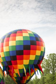 Hot air balloon festival in north georgia mountains