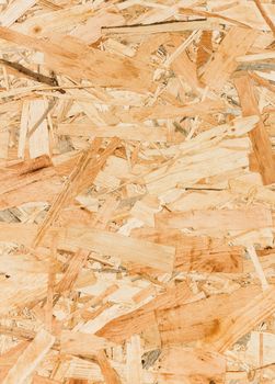 Close up texture of oriented strand board (OSB), Wood board made from piece of wood