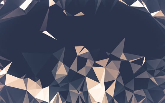 Abstract low poly background, geometry triangle, mosaic pastel color background