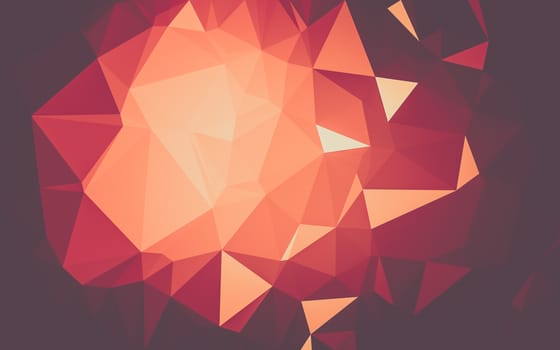 Abstract low poly background, geometry triangle, mosaic pastel color background