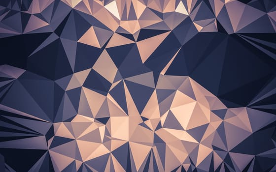 Abstract low poly background, geometry triangle, mosaic pastel color background