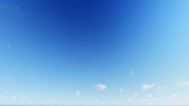 Cloudy blue sky abstract background, blue sky background with tiny clouds, 3d rendering

