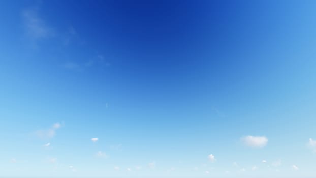 Cloudy blue sky abstract background, blue sky background with tiny clouds, 3d rendering

