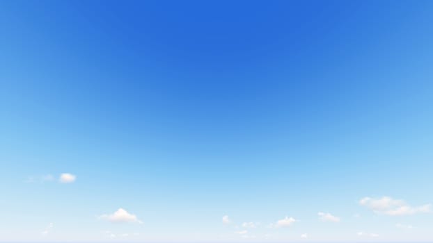 Cloudy blue sky abstract background, blue sky background with tiny clouds, 3d rendering

