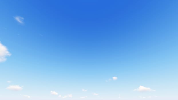 Cloudy blue sky abstract background, blue sky background with tiny clouds, 3d rendering

