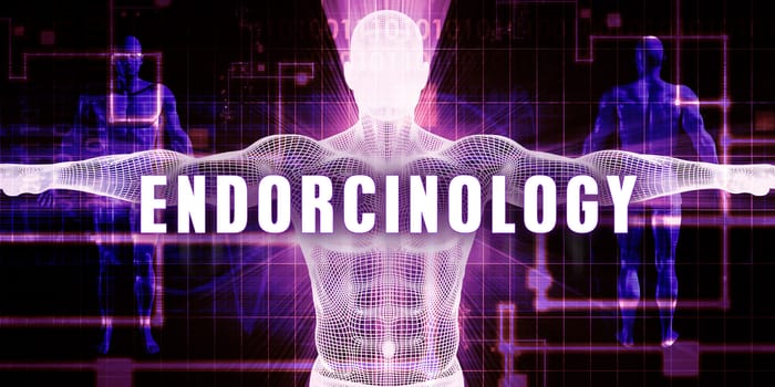 Endorcinology as a Digital Technology Medical Concept Art