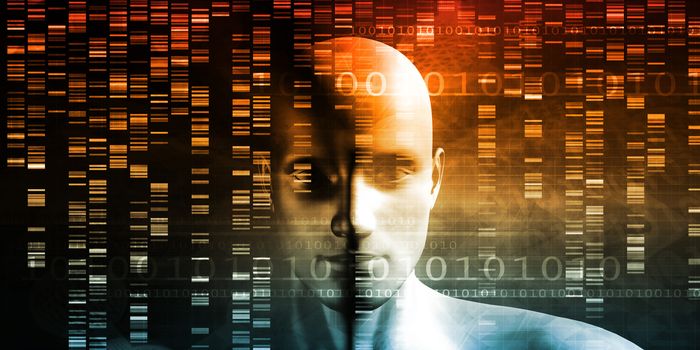 Genetic Engineering Science Research and Development Concept