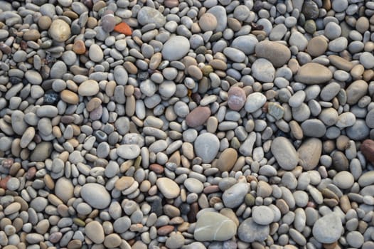 Pebbles on the beach